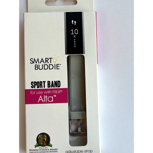 Smart Buddie Sport Band Gray Fitbit Alta New - Picture 3 of 6